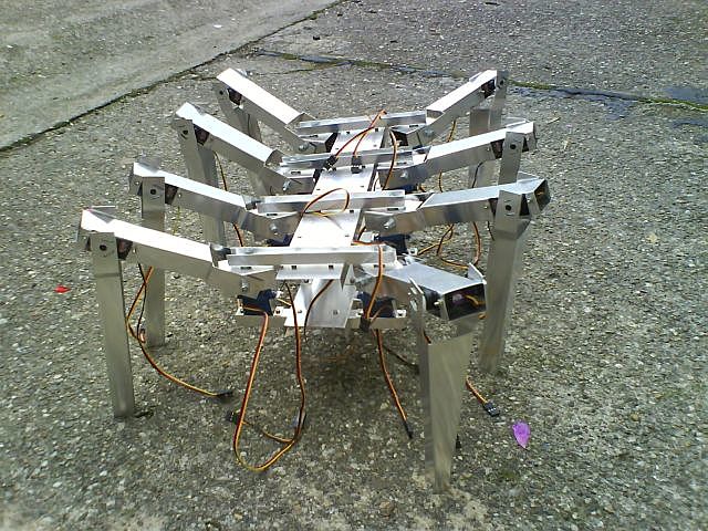 The 8-legged walking robot