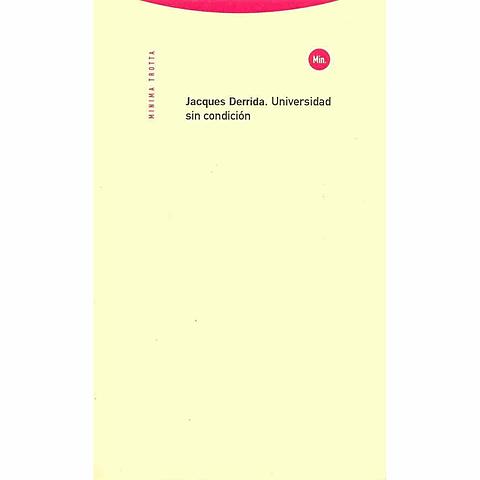 Publicación "La universidad sin  condición"