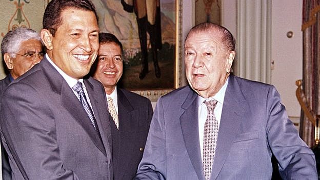 Caldera released Chávez