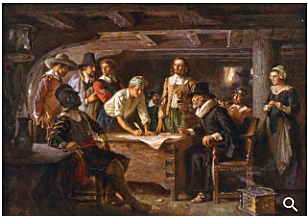 The Mayflower Compact is signed