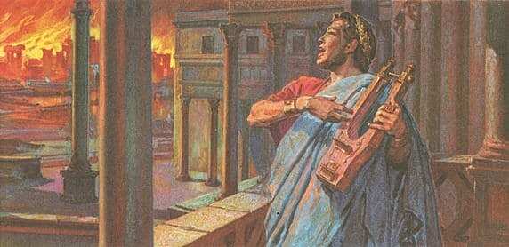Nero (probably) burns the streets of Rome