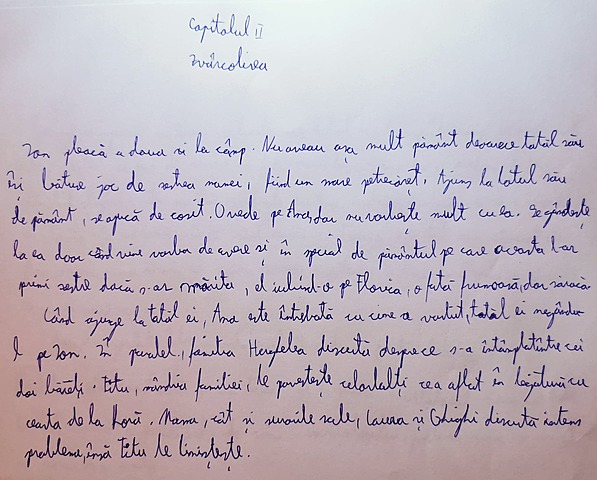 Capitolul II: Zvarcolirea