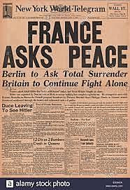 France surrenders to Germany