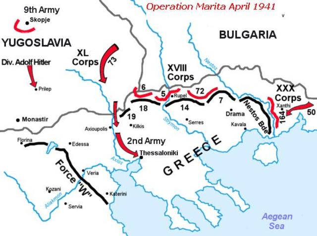 Hitler captures the Balkans