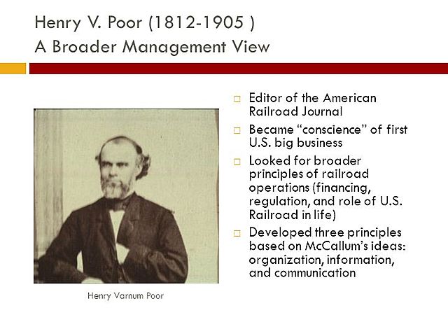 Henry V. Poor (1812 – 1905)