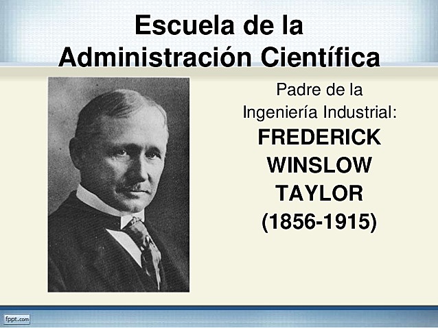 Federick W. Taylor (1856 – 1915)