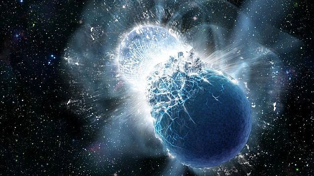 La colisión de estrellas de neutrones