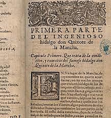 Llibre Don Quijote, primera part