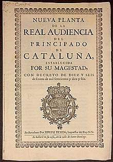 Abolició de les institucions de Catalunya