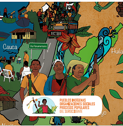 Violencia Bipartidista y Mingas Indígenas.