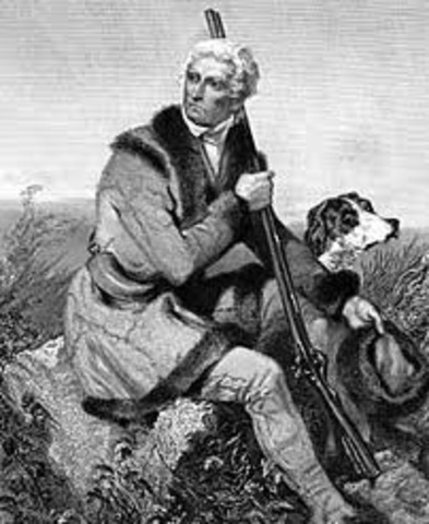 Daniel Boone dies