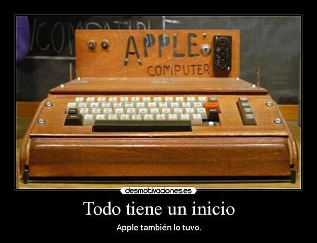Es el inicio de lo que hoy es Apple.