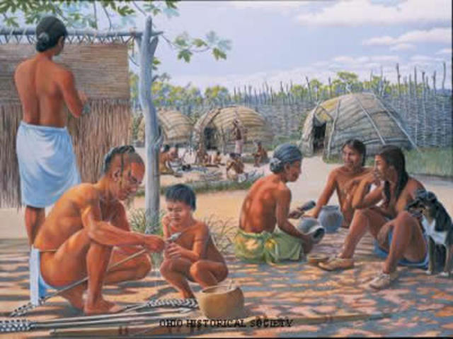 Woodland indians arive in Tennessee 750 B.C