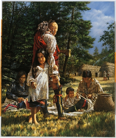Mississippian indians arive in Tennessee