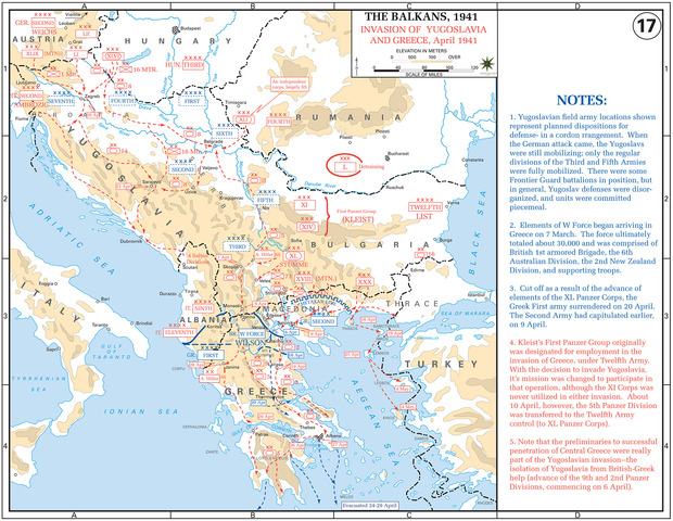 German invasion of the Balkans