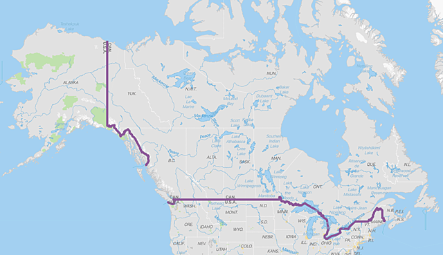 US-Canadian Border Fixed