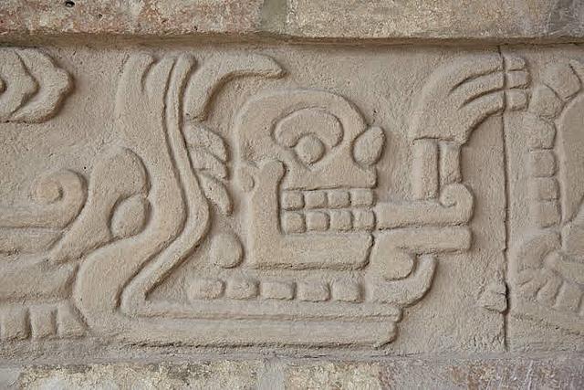 The Coatepantli (serpent wall)