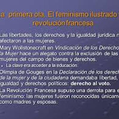 Timeline: “Los feminismos a través de la historia”.