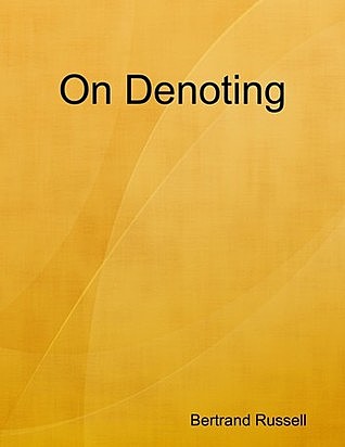 Wrote “On denoting”