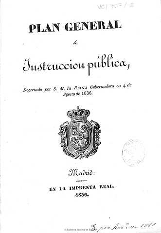 Plan General de Instrucción Pública