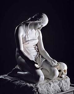 "Magdalena penitent" de Canova