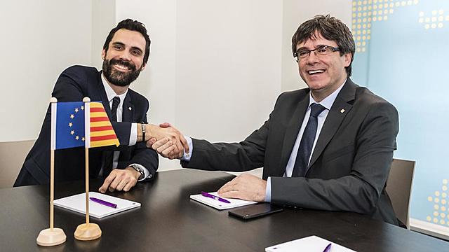 Roger Torrent propone a Carles Puigdemont como candidato a la investidura