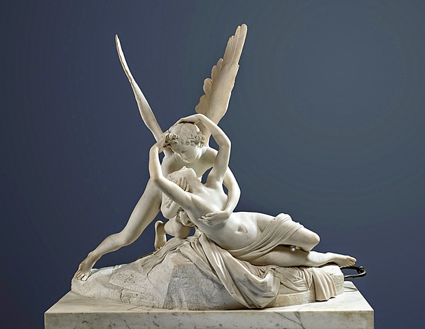 Psique reanimada por el beso del amor, Canova