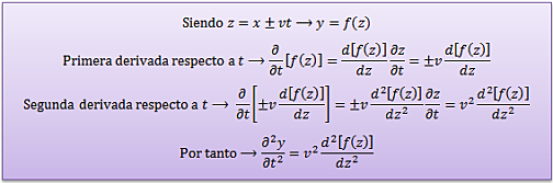 Ecuación de las ondas