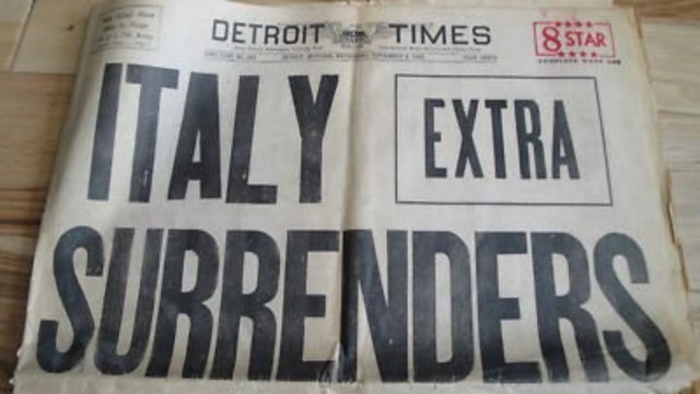 Italy Surrenders