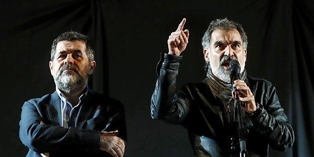 Jordi Sánchez y Jordi Cuixart inician huelga de hambre