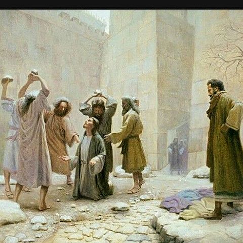 Predicación a los gentiles y muerte del primer mártir cristiano