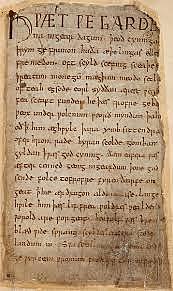 Suspected date of Beowulf's writing