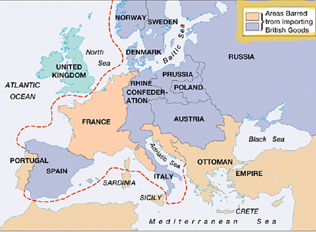 Napoleon Starts the Continental System
