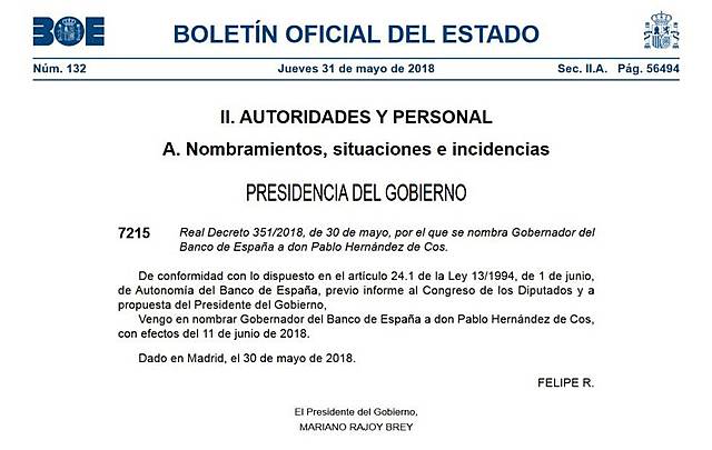 Ley de Autonomía del Banco de España