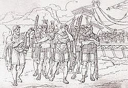 Pursued Pompey to Egypt