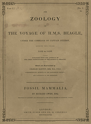 Darwins "Zoology of the Voyage of the Beagle" (02/12/1802-04/19/1882)