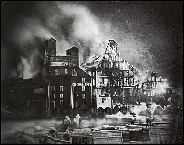 Burning of Oswego Mills