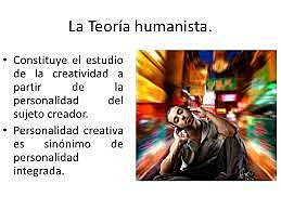 Teoría Humanista