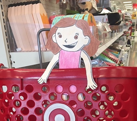 Elle est allée au supermarché!