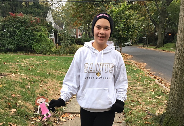 Elle a fait une promenade!