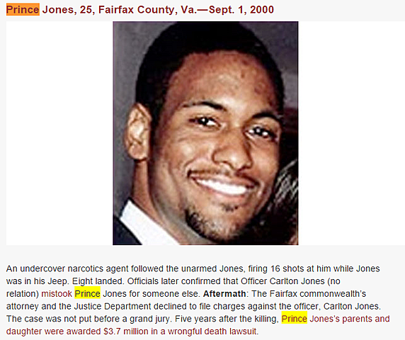 Police shooting of Prince Jones
