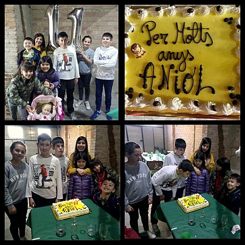 11 anys. M'organitzen una gran festa familiar