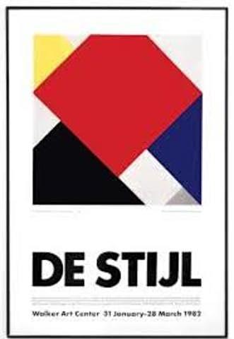 Un nuevo lenguaje de la forma: Comienzan el movimiento y la revista De Stijl.