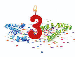 MI TERCER CUMPLE AÑOS