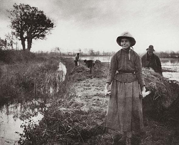 Poling the Marsh-Hay by Peter Henry Emerson