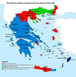 Axis occupation of Greece