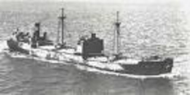 Sinking of four American Merchant Ships.