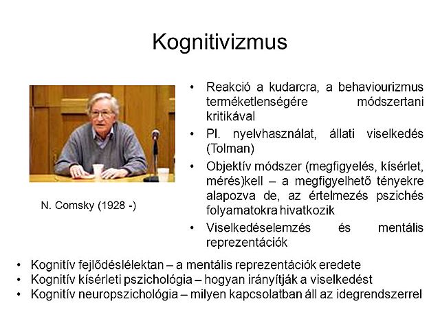 Kognitivizmus kezdete
