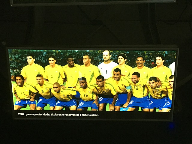 Seleção Posando para foto