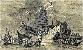 Marco Polo arrives in China